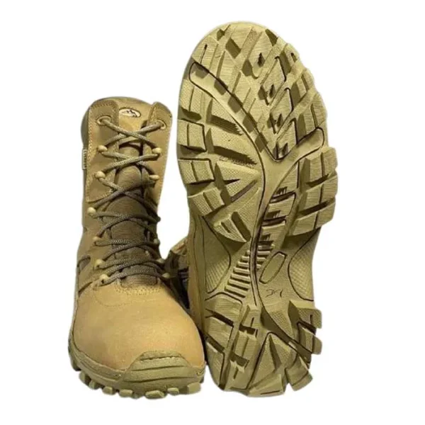 BOTA BATES BEIGE CUERO NOBUCK - Imagen 3